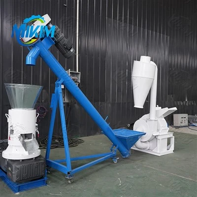 小さなバイオマスペレット製造ライン全体